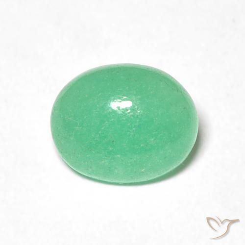 0.99ct Natural Light Green Emerald, Oval, Translucent
