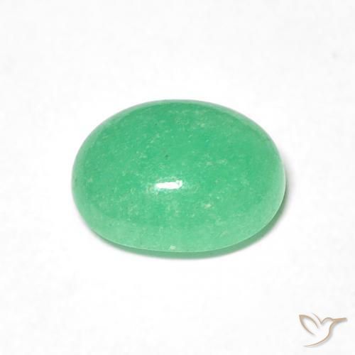 Emerald Gemstone in 7.2 x 5.8 mm Size for Sale, Emerald Stone in Light Green Color