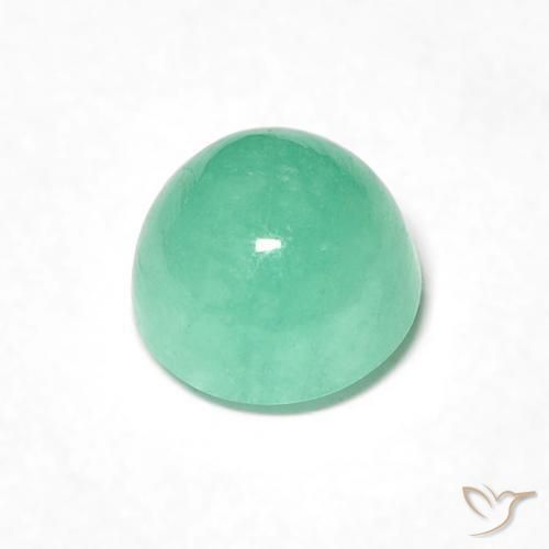 Emerald Gemstone in 6 mm (calibrated) Size for Sale, Emerald Stone in Light Green Color