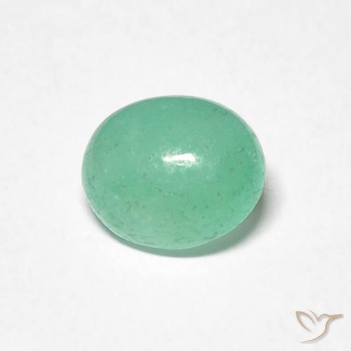 0.89ct Natural Light Green Emerald, Oval, Translucent