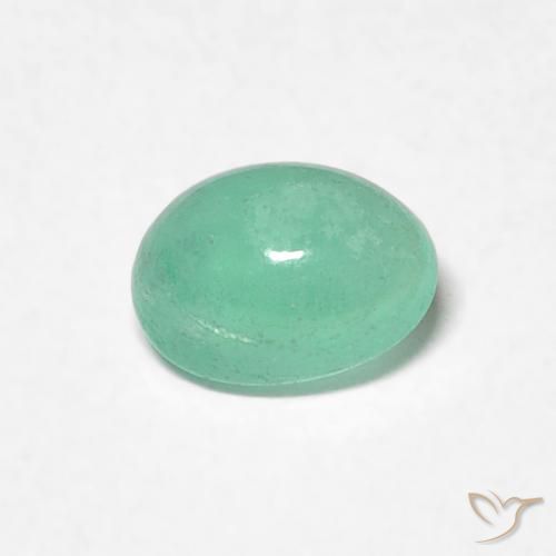 0.40ct Natural Light Green Emerald, Oval, Translucent