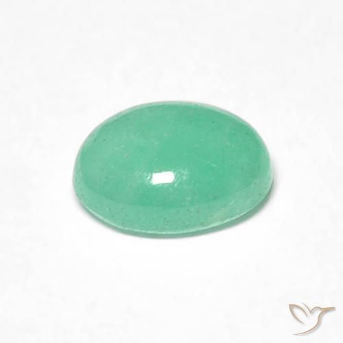 Emerald Gemstone in 6.5 x 4.9 mm Size for Sale, Emerald Stone in Pistachio Green Color