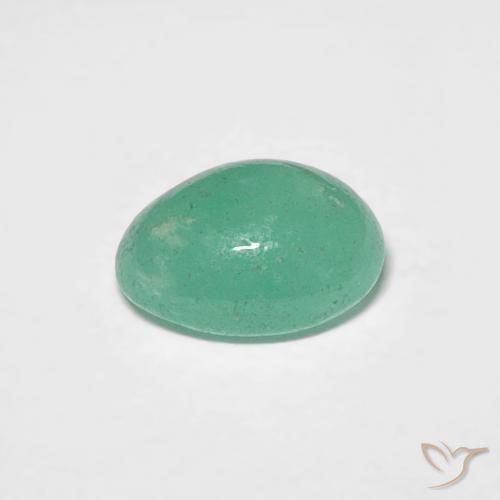 Emerald Gemstone in 6.6 x 4.9 mm Size for Sale, Emerald Stone in Light Green Color