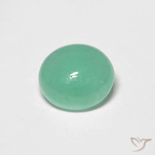 0.70ct Natural Light Green Emerald, Oval, Translucent