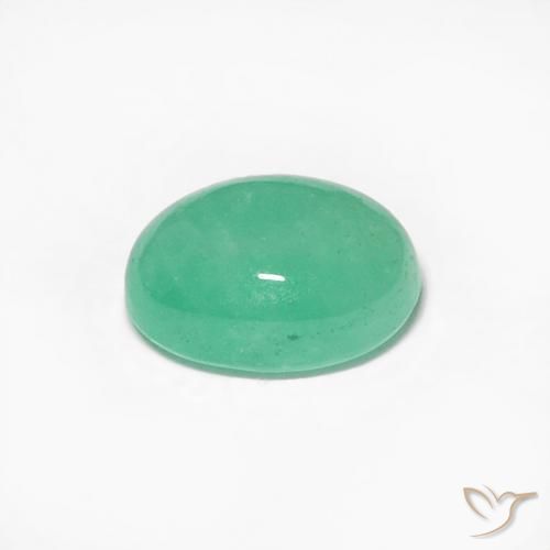 Emerald Gemstone in 6 x 4.3 mm Size for Sale, Emerald Stone in Light Green Color