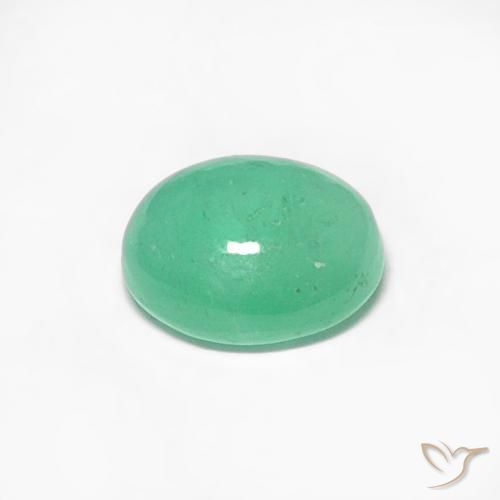 Emerald Gemstone in 5.2 x 4.3 mm Size for Sale, Emerald Stone in Light Green Color