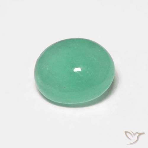 0.42ct Natural Light Green Emerald, Oval, Translucent