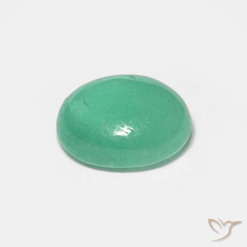Emerald Gemstone in 5.3 x 4.3 mm Size for Sale, Emerald Stone in Light Green Color