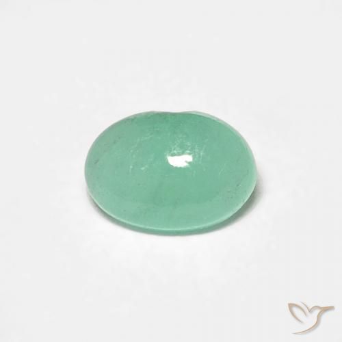 0.37ct Natural Bright Green Emerald, Oval, Translucent