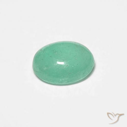 Emerald Gemstone in 5.3 x 4.4 mm Size for Sale, Emerald Stone in Light Green Color