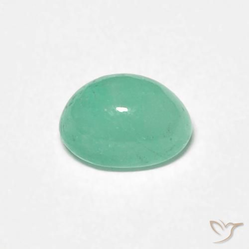 Emerald Gemstone in 5.9 x 4.2 mm Size for Sale, Emerald Stone in Light Green Color