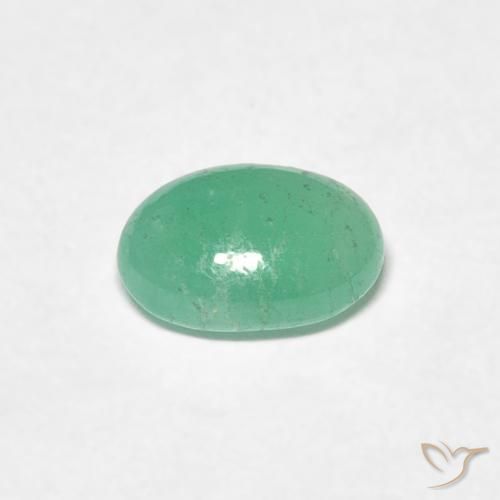 Emerald Gemstone in 7 x 5 mm (calibrated) Size for Sale, Emerald Stone in Bright Green Color