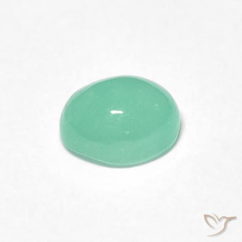 Emerald Gemstone in 5.7 x 4.8 mm Size for Sale, Emerald Stone in Pistachio Green Color