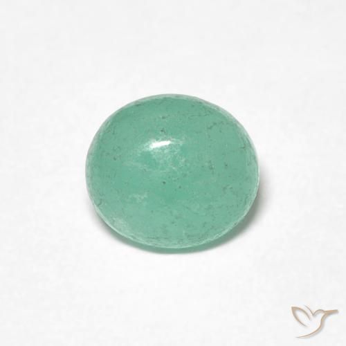 0.70ct Natural Bright Green Emerald, Oval, Translucent