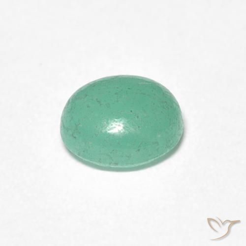 Emerald Gemstone in 5.9 x 5.3 mm Size for Sale, Emerald Stone in Bright Green Color