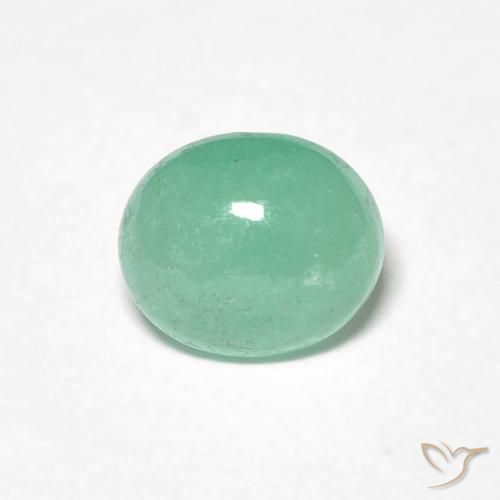 1.07ct Natural Light Green Emerald, Oval, Translucent
