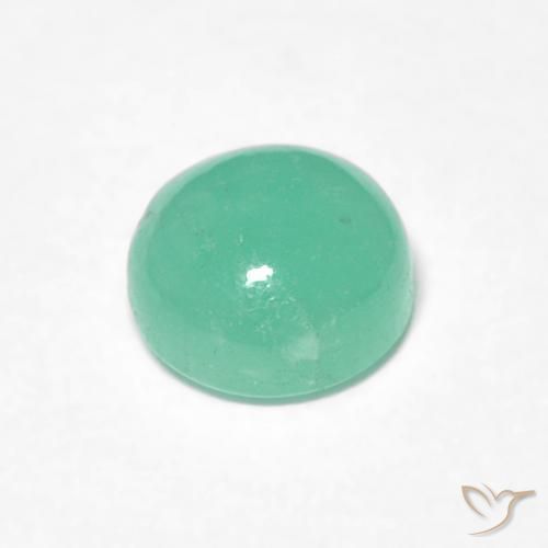 Emerald Gemstone in 5.5 mm (calibrated) Size for Sale, Emerald Stone in Pistachio Green Color