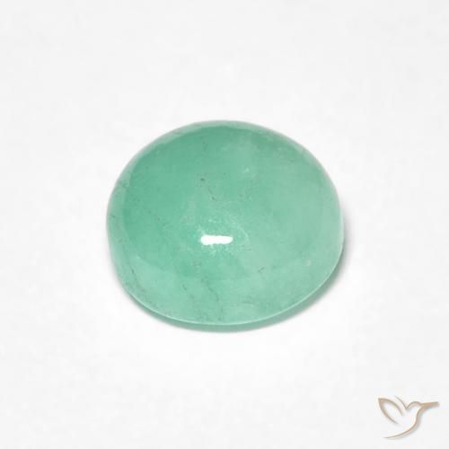 Emerald Gemstone in 6 mm (calibrated) Size for Sale, Emerald Stone in Bright Green Color