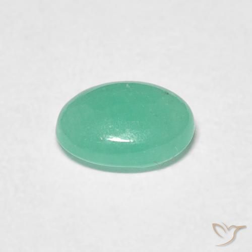 Emerald Gemstone in 6.1 x 4.7 mm Size for Sale, Emerald Stone in Medium Green Color