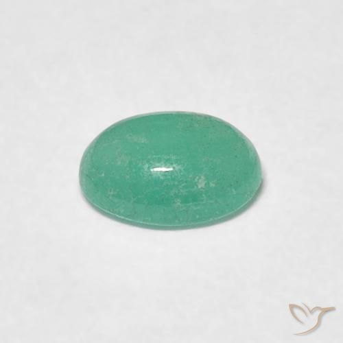 Emerald Gemstone in 5.9 x 4.4 mm Size for Sale, Emerald Stone in Medium Green Color