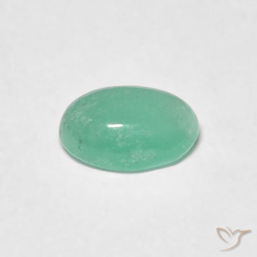 Emerald Gemstone in 6 x 4.3 mm Size for Sale, Emerald Stone in Medium Green Color