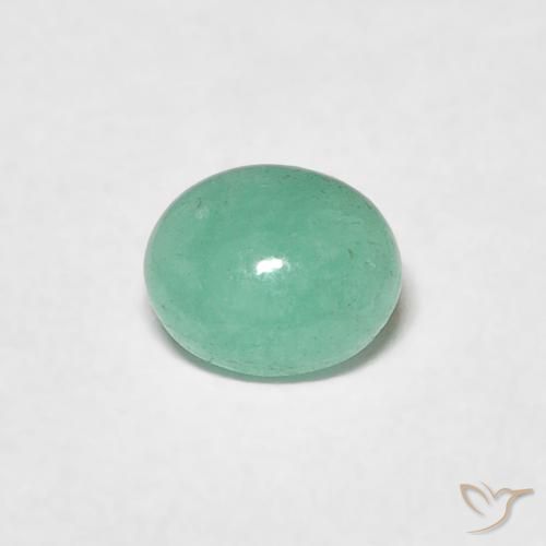 0.41ct Natural Fern Green Emerald, Oval, Translucent, Photo A