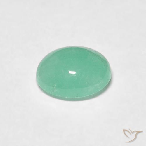 Emerald Gemstone in 5.7 x 4.8 mm Size for Sale, Emerald Stone in Medium Green Color
