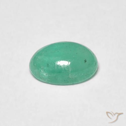 Emerald Gemstone in 6 x 4.3 mm Size for Sale, Emerald Stone in Medium Green Color