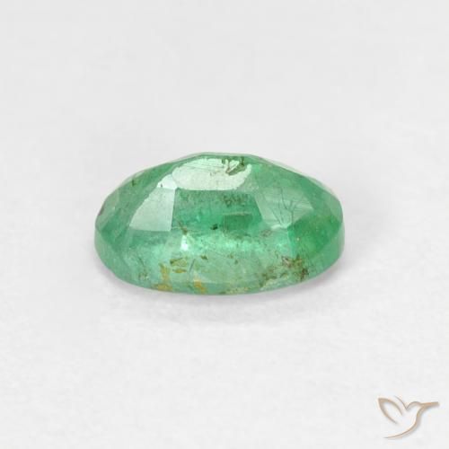Emerald Gemstone in 6.3 x 4.1 mm Size for Sale, Emerald Stone in Blue Green Color