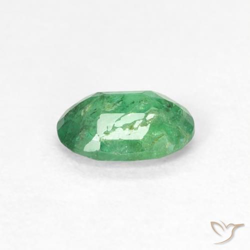 Emerald Gemstone in 6.2 x 4.2 mm Size for Sale, Emerald Stone in Medium Green Color