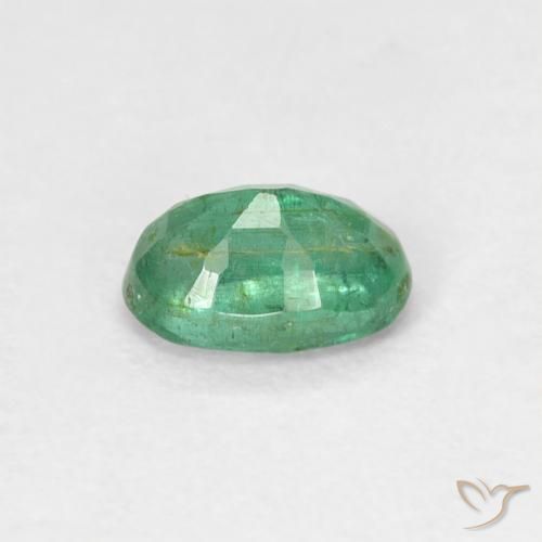Emerald Gemstone in 6 x 4 mm (calibrated) Size for Sale, Emerald Stone in Medium light Green Color