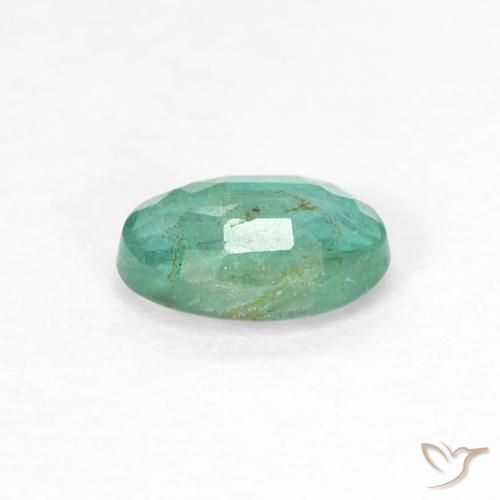 Emerald Gemstone in 6.1 x 4.2 mm Size for Sale, Emerald Stone in Cool Green Color