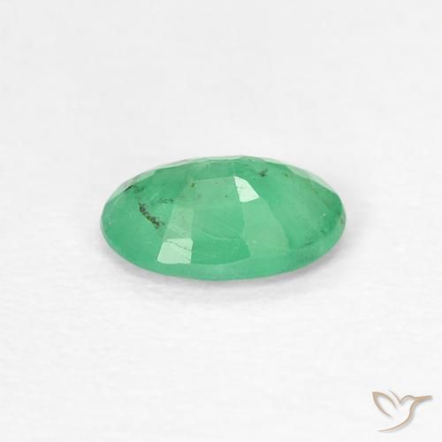 Emerald Gemstone in 6 x 4.2 mm Size for Sale, Emerald Stone in Jade Green Color