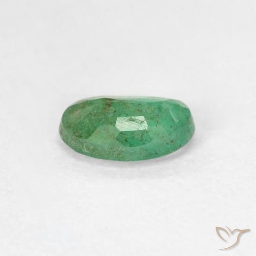 Emerald Gemstone in 6 x 4 mm (calibrated) Size for Sale, Emerald Stone in Light Green Color