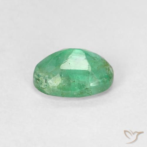 Emerald Gemstone in 6 x 4 mm (calibrated) Size for Sale, Emerald Stone in Pistachio Green Color