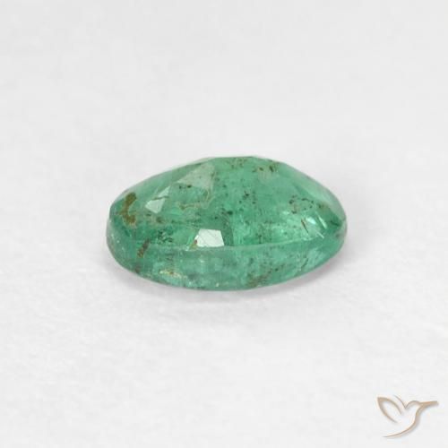 Emerald Gemstone in 6 x 4 mm (calibrated) Size for Sale, Emerald Stone in Cool Green Color