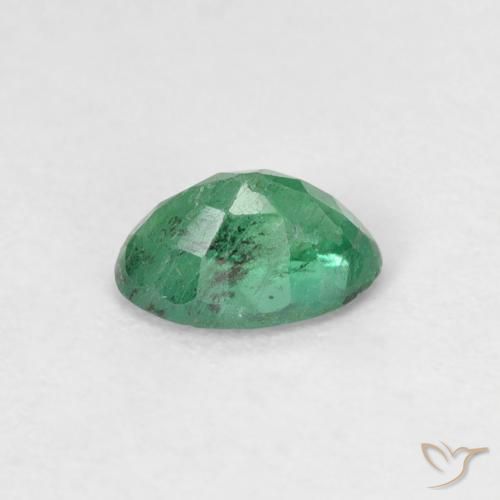 Emerald Gemstone in 6 x 4 mm (calibrated) Size for Sale, Emerald Stone in Medium light Green Color