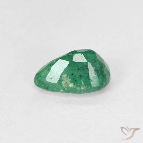 Emerald Gemstone in 6 x 4 mm (calibrated) Size for Sale, Emerald Stone in Medium light Green Color