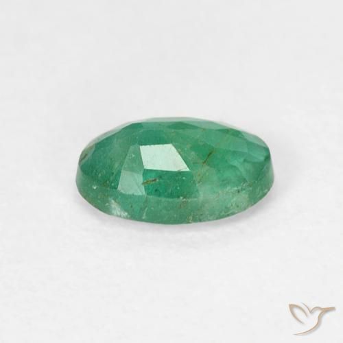 Emerald Gemstone in 6 x 4 mm (calibrated) Size for Sale, Emerald Stone in Pistachio Green Color