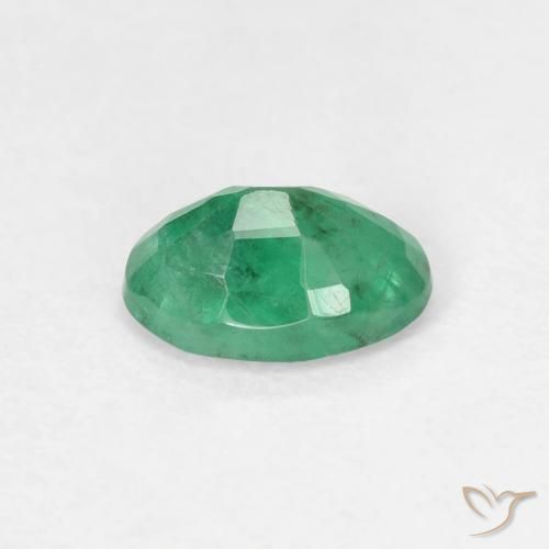Emerald Gemstone in 6.1 x 4.2 mm Size for Sale, Emerald Stone in Light Green Color
