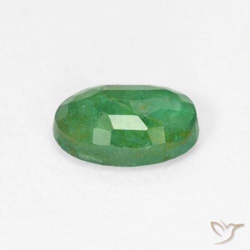 Emerald Gemstone in 6.3 x 4.3 mm Size for Sale, Emerald Stone in Medium Green Color