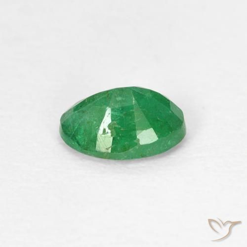 Emerald Gemstone in 6 x 4.2 mm Size for Sale, Emerald Stone in Medium Green Color
