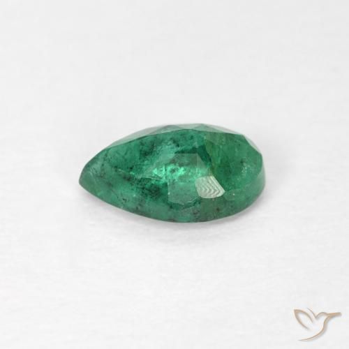 Emerald Gemstone in 6 x 4 mm (calibrated) Size for Sale, Emerald Stone in Medium light Green Color