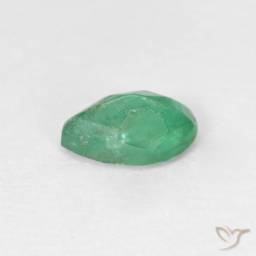 Emerald Gemstone in 6 x 4 mm (calibrated) Size for Sale, Emerald Stone in Mint Green Color
