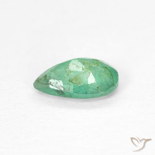 Emerald Gemstone in 6 x 4 mm (calibrated) Size for Sale, Emerald Stone in Pistachio Green Color