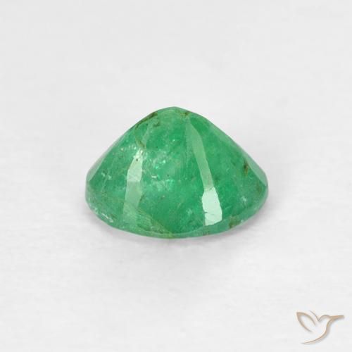 Emerald Gemstone in 5.2 x 4.1 mm Size for Sale, Emerald Stone in Medium Green Color