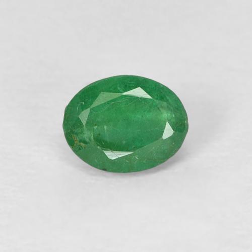 Smeraldo 4,9 x 3,8mm verde Ovale sfaccettato dalla Colombia, peso di 0,33 ct, gemma naturale Lubrificate in purezza VS-SI, 1 pezzo Smeraldo - Colore: Verde medio, durezza Mohs di 7,5 - 8 adatto per gioielli da indossare ogni giorno, Pietra dello zodiaco del cancro, Photo A