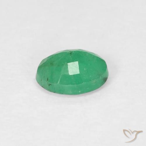 Emerald Gemstone in 5 x 4 mm (calibrated) Size for Sale, Emerald Stone in Medium Green Color