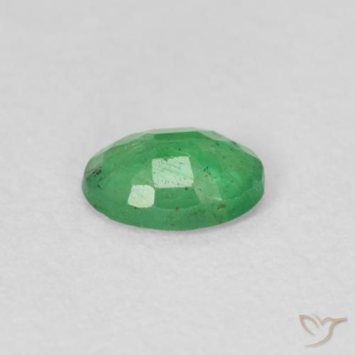 Emerald Gemstone in 5.6 x 3.9 mm Size for Sale, Emerald Stone in Medium Green Color