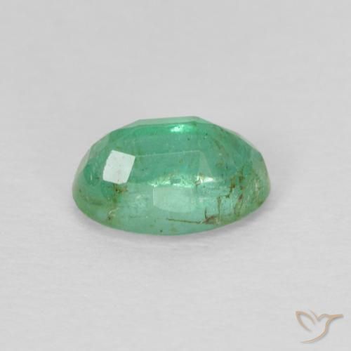 Emerald Gemstone in 6 x 4 mm (calibrated) Size for Sale, Emerald Stone in Cool Green Color